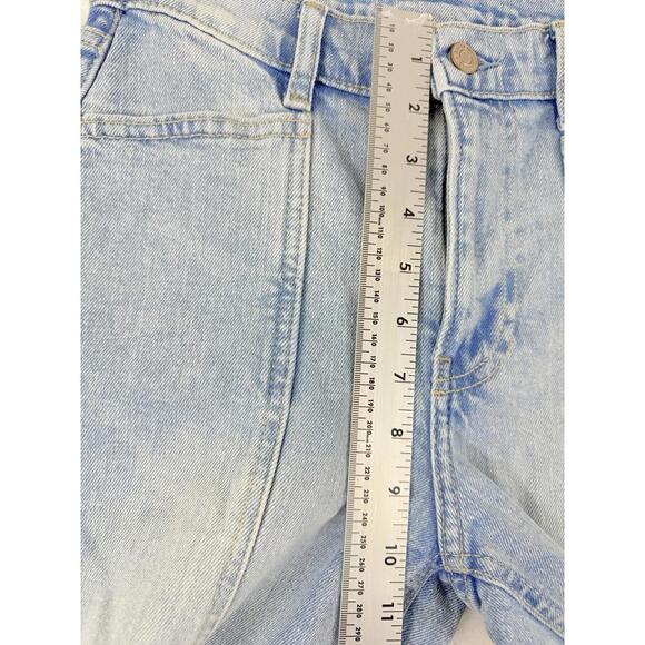 Gap High Rise Stride Ankle Jeans 25 0 Petite Women Light Blue Cuffed New NWT - Picture 10 of 12